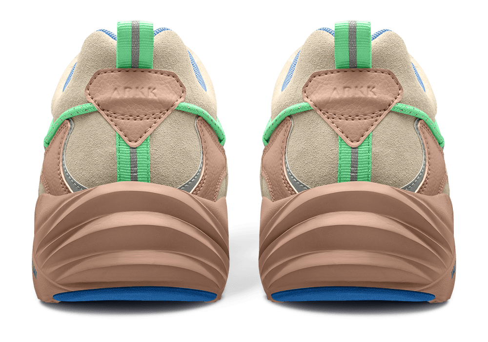 ARKK Collection Tuzon Suede W13 | Dusty Brown Baby Blue | Women Tuzon